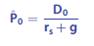 Is the following equation correct for finding the value of a constant growth stock? Explain.


