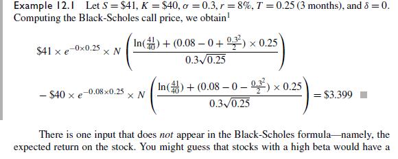 Use a spreadsheet to verify the option prices in Examples 12.1 and 12.2.


